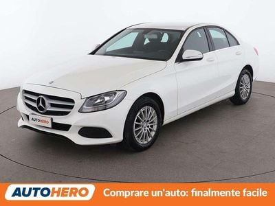 Usata Mercedes C180 Executive 116 CV (85 kW) 2015 Bianco Berlina