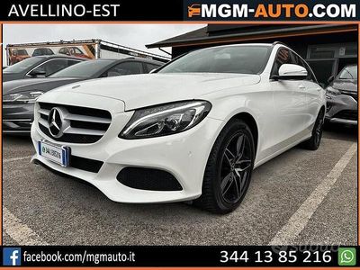 Usata Mercedes C200 136 CV (100 kW) 2015 Bianco Station wagon