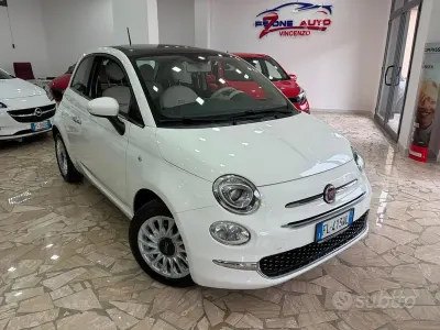 Usata Fiat 500 Lounge 69 CV (50 kW) 2017 Bianco Utilitaria