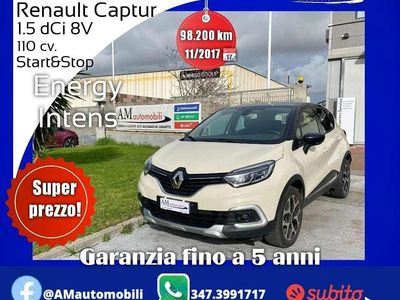 Usata Renault Captur Intens 110 CV (80 kW) 2017 Beige SUV