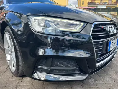 Usata Audi A3 Cabriolet S-Line 150 CV (110 kW) 2018 Nero Cabrio