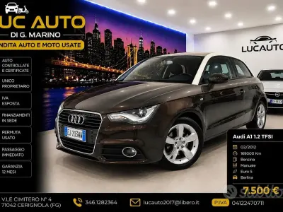 Usata Audi A1 86 CV (63 kW) 2012 Marrone Utilitaria