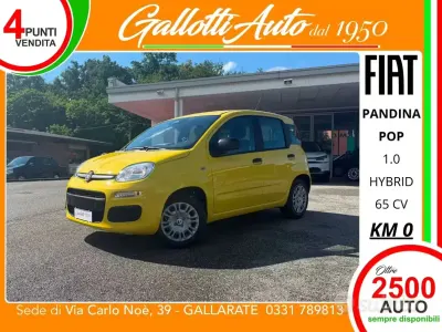 Nuova Fiat Panda Pop 65 CV (47 kW) 2026 Giallo positano (509) Utilitaria