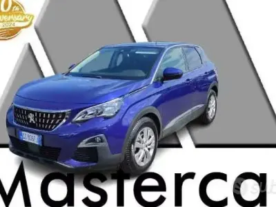Usata Peugeot 3008 Business-Line 131 CV (96 kW) 2020 Blu/azzurro SUV