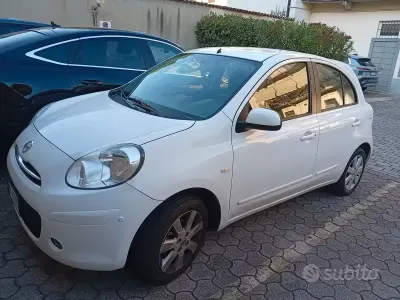 Usata Nissan Micra 80 CV (58 kW) 2011 Bianco Utilitaria