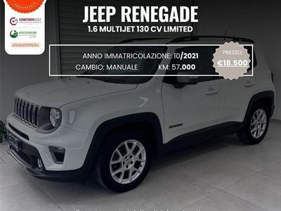 Usata Jeep Renegade Limited 131 CV (96 kW) 2021 Bianco SUV