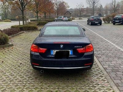 Usata BMW 420 Luxury Line 184 CV (135 kW) 2015 Blu/azzurro Cabrio