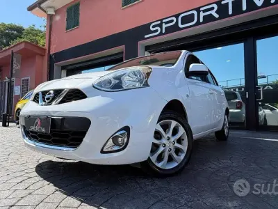 Usata Nissan Micra Acenta 80 CV (58 kW) 2016 Bianco Utilitaria