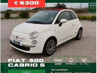Occasion Fiat 500 Sport 75 ch (55 kW) 2009 Blanc Cabriolet