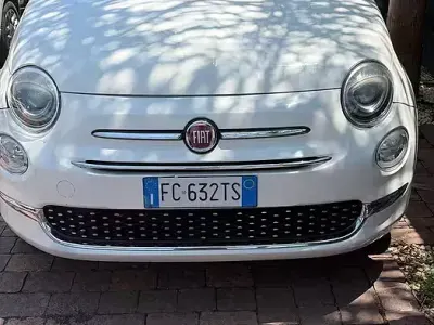 Usata Fiat 500C Lounge 69 CV (50 kW) 2016 Bianco Cabrio