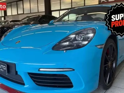 Usata Porsche 718 Cayman 349 CV (256 kW) 2019 Miami blue Coupé