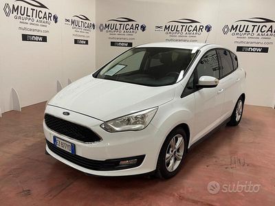 Usata Ford C-MAX Titanium 150 CV (110 kW) 2015 Bianco Monovolume