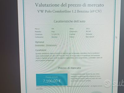 Usata VW Polo Comfortline 69 CV (50 kW) 2011 Grigio Utilitaria