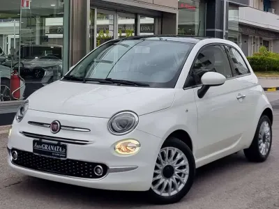 Usata Fiat 500 Lounge 69 CV (50 kW) 2017 Bianco Utilitaria