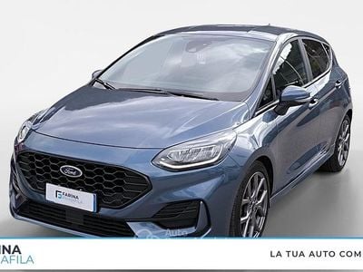 Begagnad Ford Fiesta ST-Line X 125 HK (91 kW) 2023 Blå Halvkombi