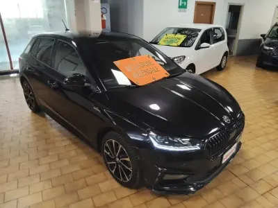Usata Skoda Fabia Monte Carlo 80 CV (58 kW) 2024 Nero tulipano / perlato Utilitaria