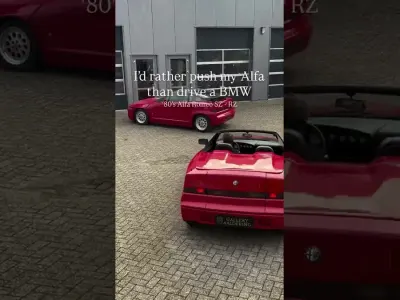 Usata Alfa Romeo SZ/RZ 210 CV (154 kW) 1994 Nero Cabrio