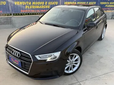 Usata Audi A3 Sport 150 CV (110 kW) 2017 Nero Berlina