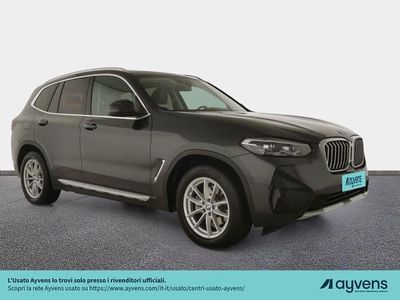 Usata BMW X3 Efficient Dynamics 150 CV (110 kW) 2022 Antracite metallizzato SUV