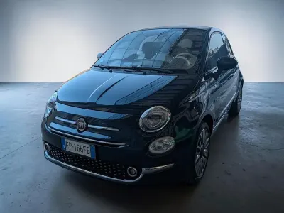 Usata Fiat 500 Lounge 69 CV (50 kW) 2018 Bluazzurro Cabrio