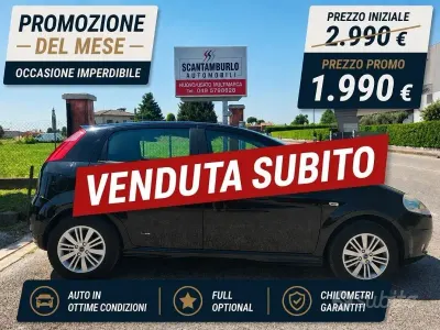 Usata Fiat Punto 77 CV (56 kW) 2010 Nero Utilitaria