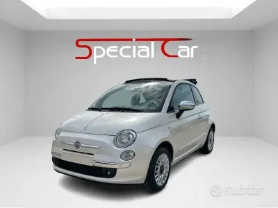 Usata Fiat 500C Lounge 69 CV (50 kW) 2010 Bianco Cabrio