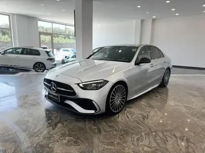 Usata Mercedes C220 Premium 199 CV (146 kW) 2021 Argento Berlina