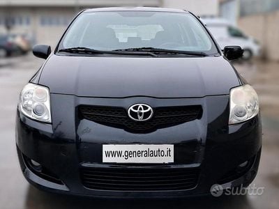 Usata Toyota Auris Sol 89 CV (65 kW) 2008 Nero Berlina