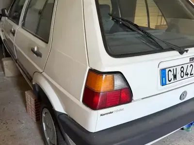 Usata VW Golf II 87 CV (63 kW) 1990 Bianco Utilitaria