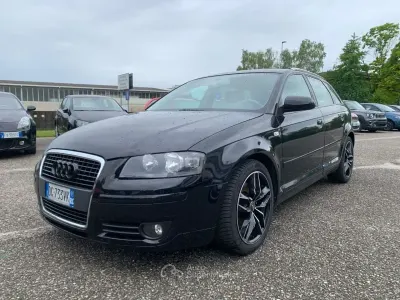 Usata Audi A3 Sportback Ambiente 170 CV (125 kW) 2007 Nero Utilitaria