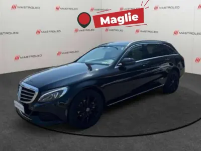 Usata Mercedes C200 Premium Plus 136 CV (100 kW) 2016 Nero Station wagon