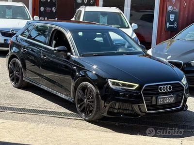 Usata Audi A3 S-Line 116 CV (85 kW) 2020 Nero Berlina