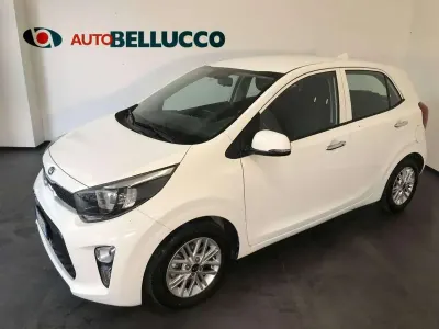 Begagnad Kia Picanto Style 67 HK (49 kW) 2021 Vit Halvkombi