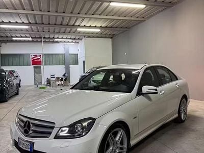 Usata Mercedes C250 Avantgarde 204 CV (150 kW) 2012 Bianco Berlina