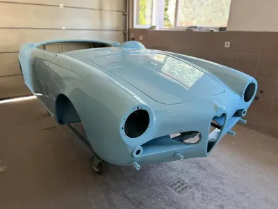 Usata Alfa Romeo Giulietta 65 CV (47 kW) 1956 Blu Cabrio