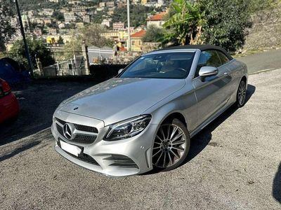 Usata Mercedes C220 Premium 194 CV (142 kW) 2019 Argento Cabrio