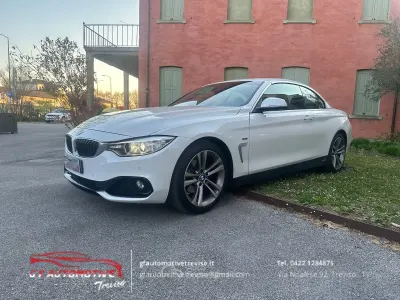 Usata BMW 430 Cabriolet Sport Line 184 CV (135 kW) 2015 Bianco Cabrio