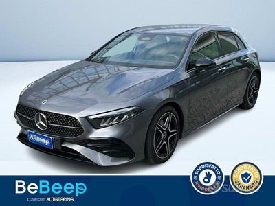 Usata Mercedes A180 AMG Line Premium 116 CV (85 kW) 2023 Grigio metallizzato Berlina