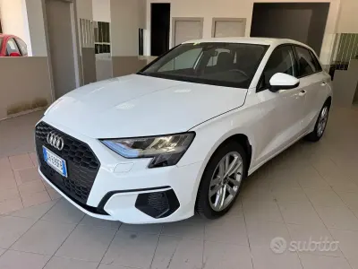 Usata Audi A3 150 CV (110 kW) 2021 Bianco Berlina