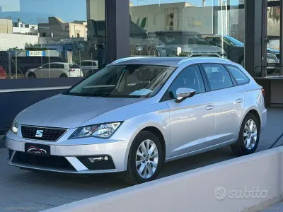 Usata Seat Leon ST 116 CV (85 kW) 2017 Grigio Station wagon
