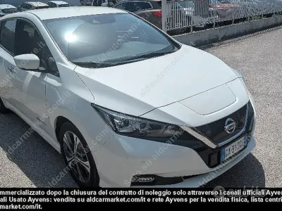 Usata Nissan Leaf 89 kW (122 CV) 2020 Bianco Utilitaria