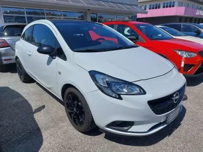 Usata Opel Corsa 69 CV (50 kW) 2017 Bianco tetto nero Utilitaria