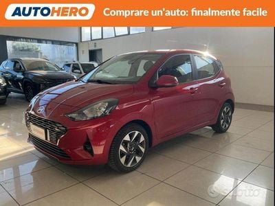 Usata Hyundai i10 67 CV (49 kW) 2023 Rosso Utilitaria