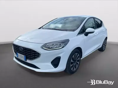 Usata Ford Fiesta Titanium 125 CV (91 kW) 2022 Bianco Utilitaria