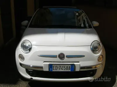 Usado Fiat 500C Lounge 100 CV (73 kW) 2010 Blanco Descapotable