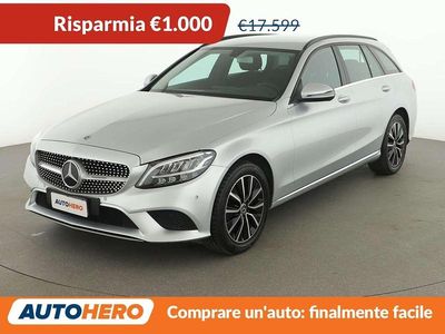 Usata Mercedes C180 Executive 122 CV (89 kW) 2019 Argento Station wagon