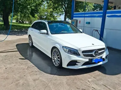 Usata Mercedes C220 194 CV (142 kW) 2018 Bianco Station wagon