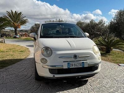 Usata Fiat 500 75 CV (55 kW) 2009 Bianco Cabrio