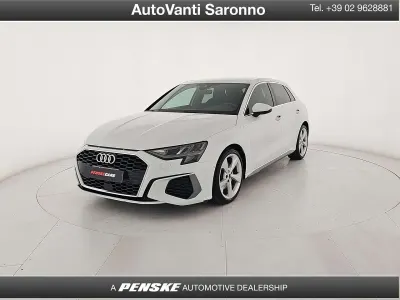 Usata Audi A3 S-Line 116 CV (85 kW) 2021 Bianco Berlina