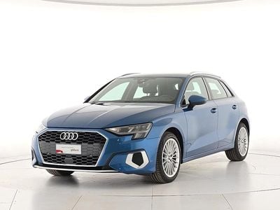 Usata Audi A3 Advanced Plus 116 CV (85 kW) 2021 Blu/azzurro Berlina